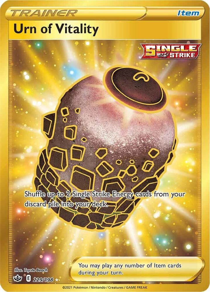 Urn of Vitality Secret 229/198 (SWSH06: Chilling Reign)  - Holofoil | Chromatic Games