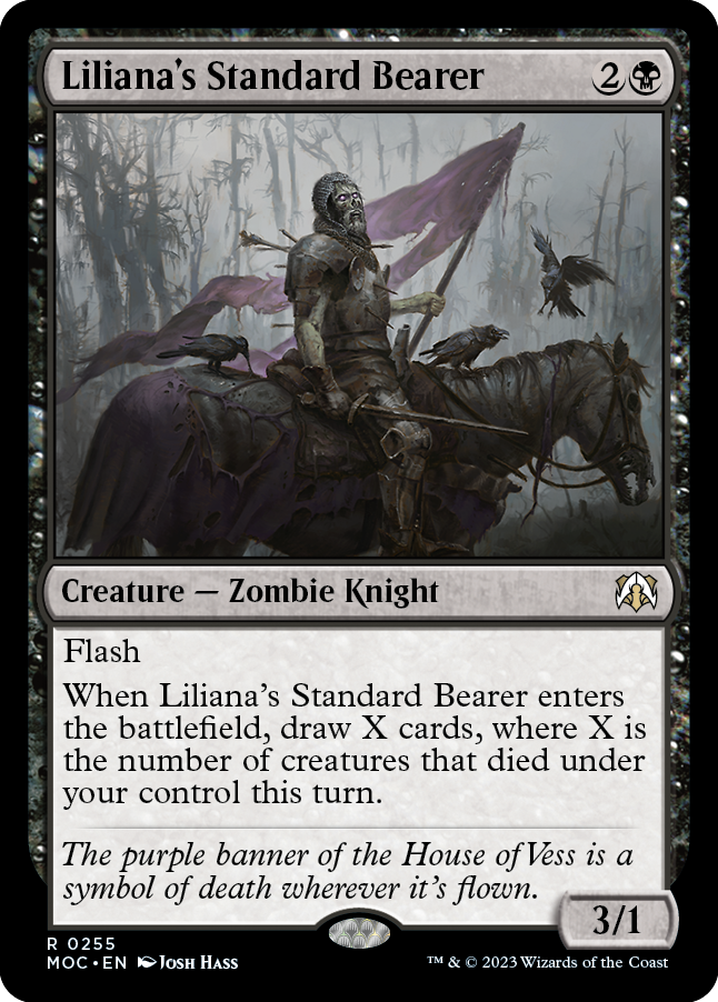 Liliana's Standard Bearer [March of the Machine Commander] | Chromatic Games