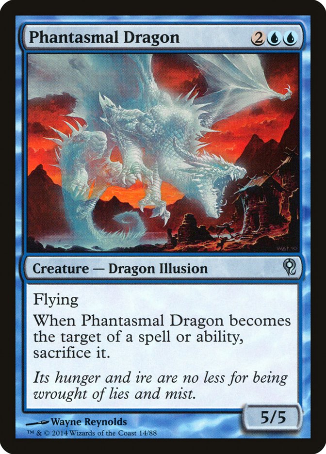 Phantasmal Dragon [Duel Decks: Jace vs. Vraska] | Chromatic Games