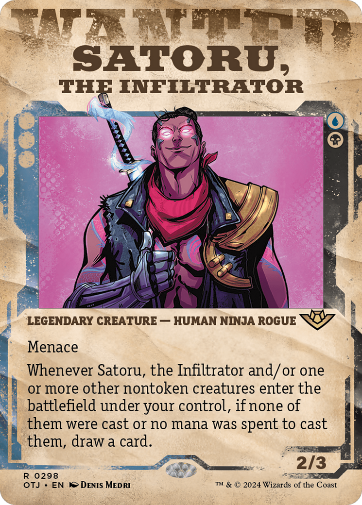 Satoru, the Infiltrator (Showcase) [Outlaws of Thunder Junction] | Chromatic Games