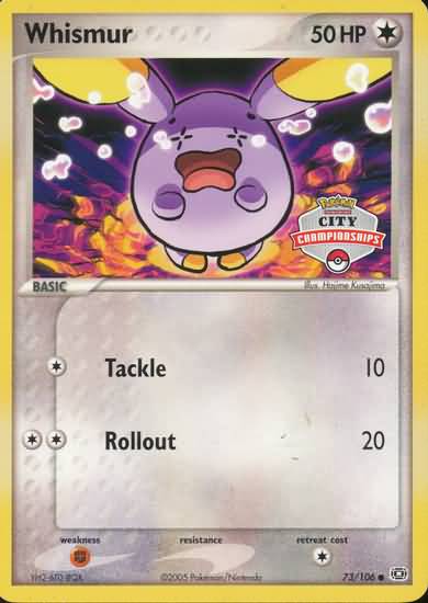 Whismur (73/106) (City Championship) [EX: Emerald] | Chromatic Games