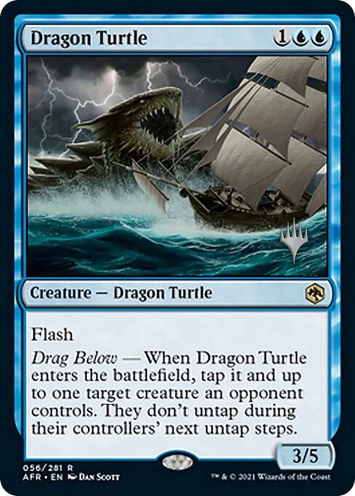 Dragon Turtle 56p/241 (Promo Pack: Adventures in the Forgotten Realms)  - Foil | Chromatic Games