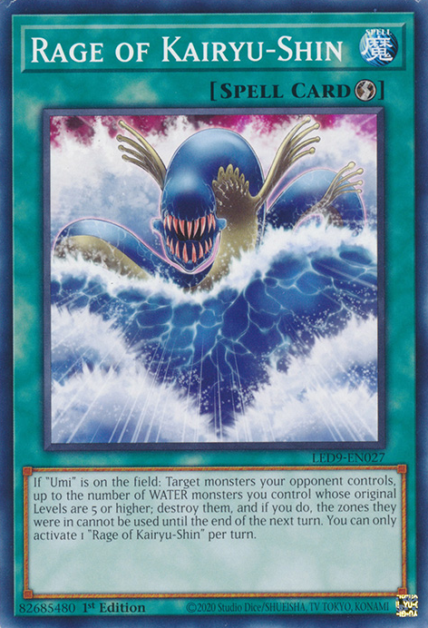 Rage of Kairyu-Shin [LED9-EN027] Common | Chromatic Games