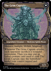 Throne of the Grim Captain // The Grim Captain (Showcase) [The Lost Caverns of Ixalan] | Chromatic Games