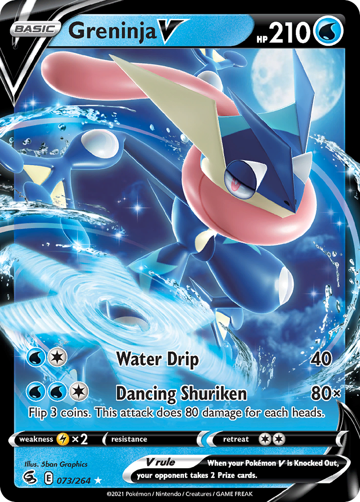 Greninja V (073/264) (Intro Deck) [Sword & Shield: Fusion Strike] | Chromatic Games