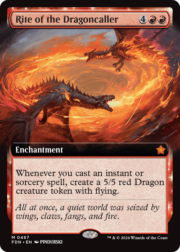 Rite of the Dragoncaller (Extended Art) [Foundations] | Chromatic Games
