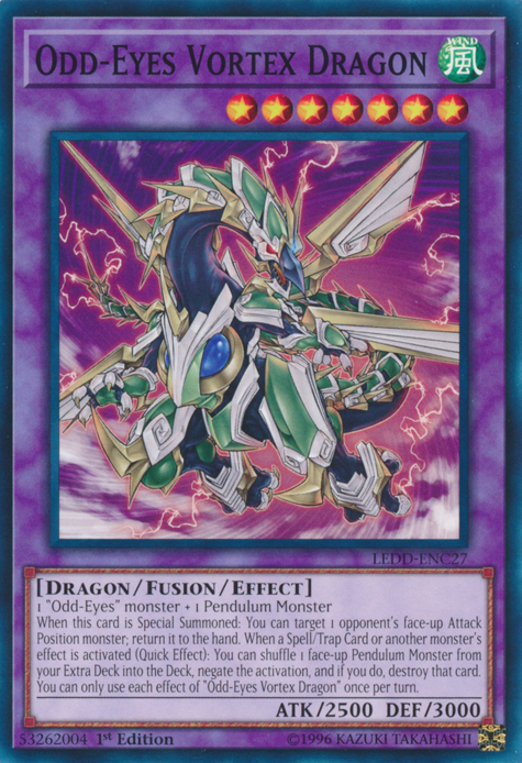Odd-Eyes Vortex Dragon [LEDD-ENC27] Common | Chromatic Games