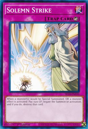 Solemn Strike [SR10-EN039] Common | Chromatic Games