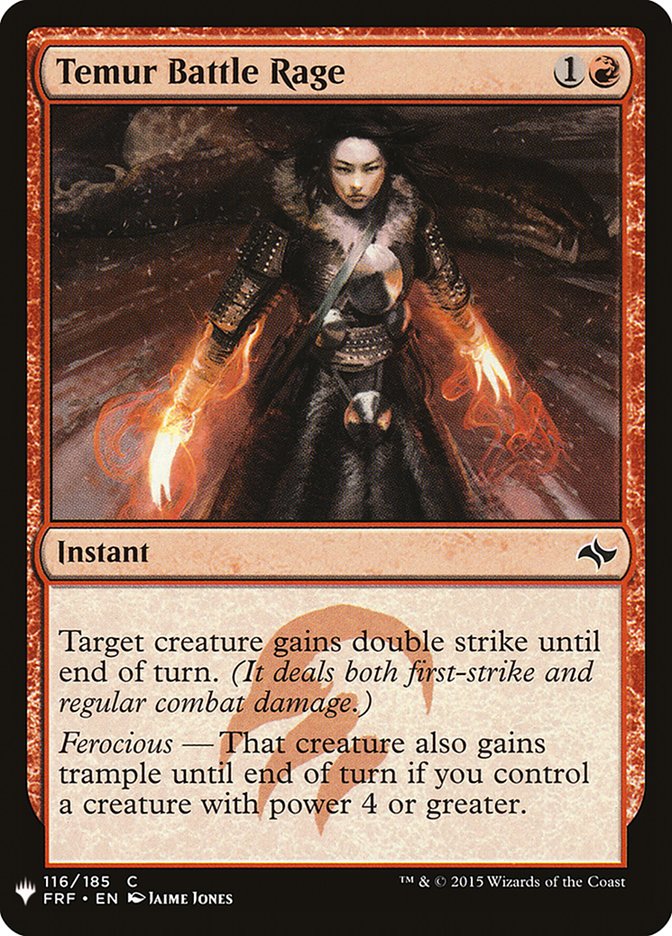 Temur Battle Rage [Mystery Booster] | Chromatic Games