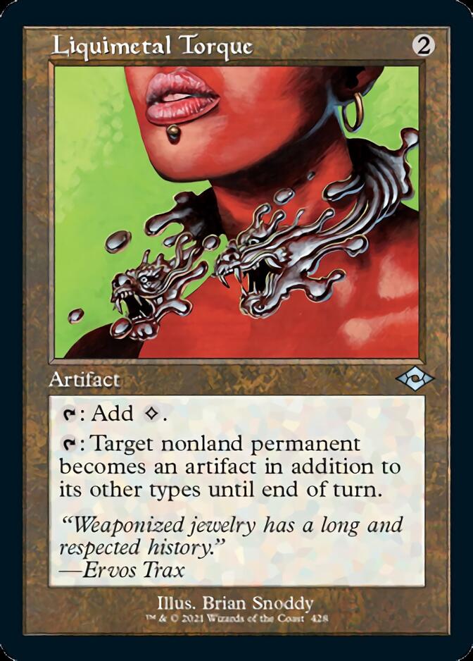 Liquimetal Torque (Retro Foil Etched) [Modern Horizons 2] | Chromatic Games