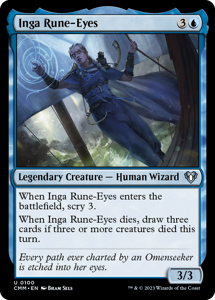 Inga Rune-Eyes [Commander Masters] | Chromatic Games