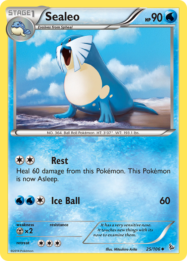 Sealeo (25/106) [XY: Flashfire] | Chromatic Games