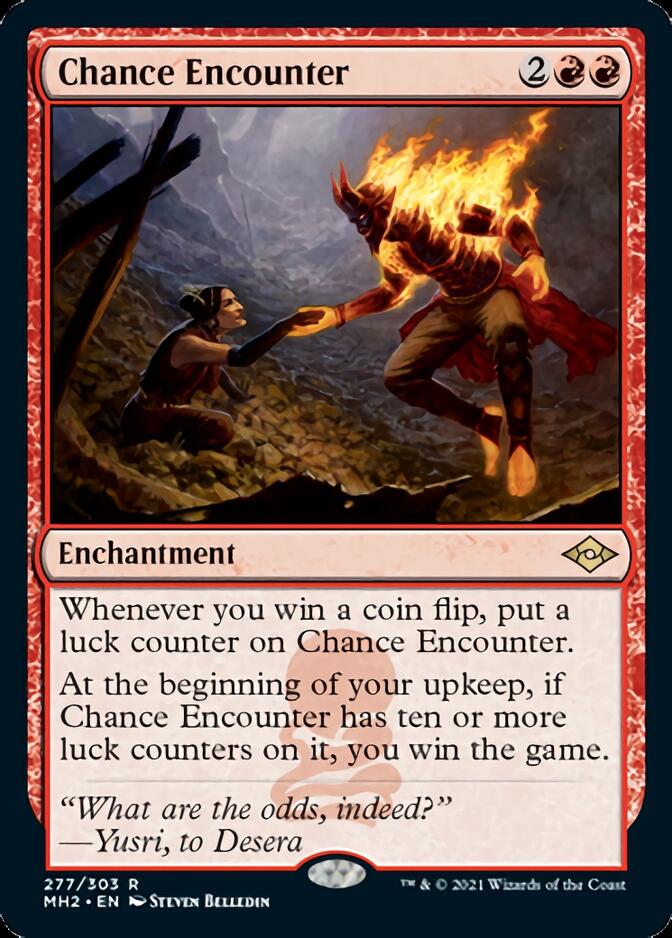 Chance Encounter (Foil Etched) [Modern Horizons] | Chromatic Games