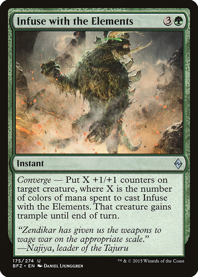 Infuse with the Elements 175/274 (Battle for Zendikar)  | Chromatic Games