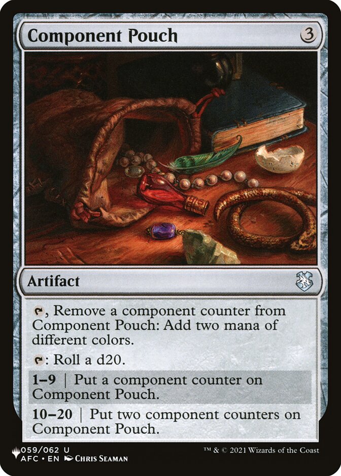 Component Pouch [The List] | Chromatic Games