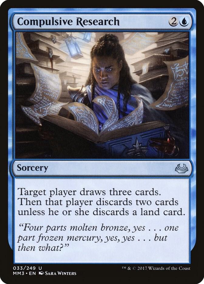 Compulsive Research 33/249 (Modern Masters 2017)  - Foil | Chromatic Games