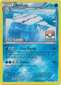 Avalugg (31/106) (League Promo 4th Place) [XY: Flashfire] | Chromatic Games