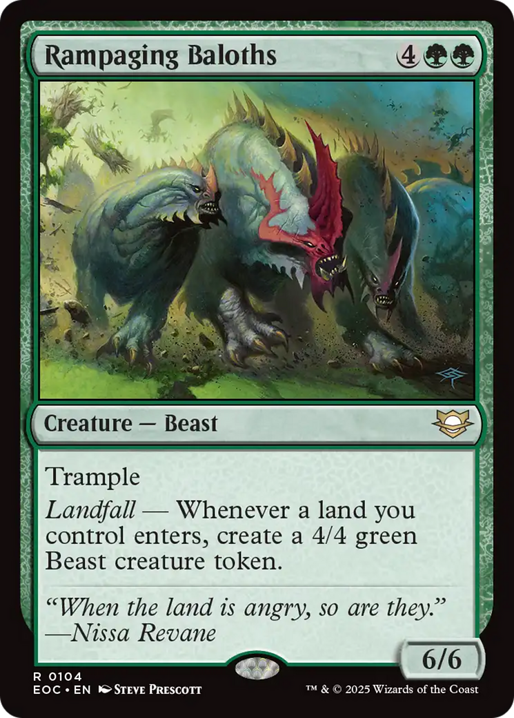 Rampaging Baloths [Edge of Eternities Commander] | Chromatic Games