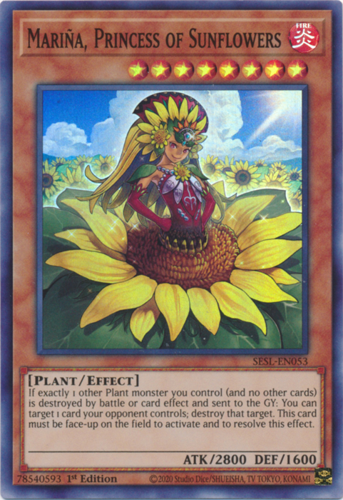 Marina, Princess of Sunflowers [SESL-EN053] Super Rare | Chromatic Games