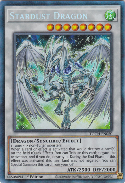 Stardust Dragon [TOCH-EN050] Collector's Rare | Chromatic Games