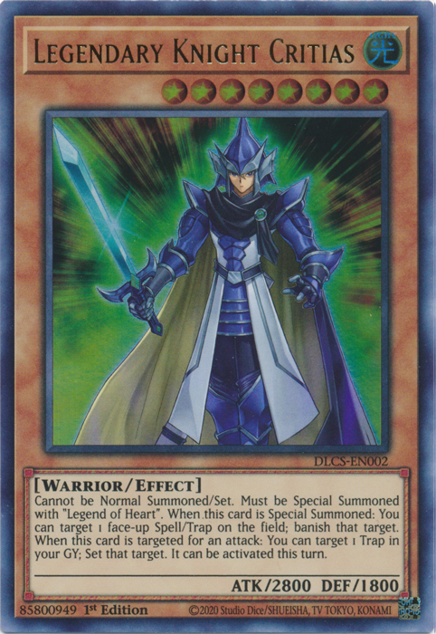 Legendary Knight Critias [DLCS-EN002] Ultra Rare | Chromatic Games