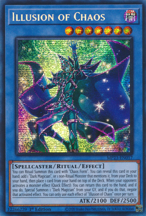 Illusion of Chaos [MP23-EN017] Prismatic Secret Rare | Chromatic Games