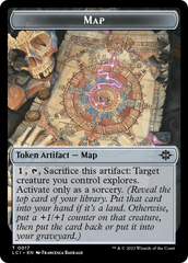 Map // Skeleton Pirate Double-Sided Token [The Lost Caverns of Ixalan Commander Tokens] | Chromatic Games