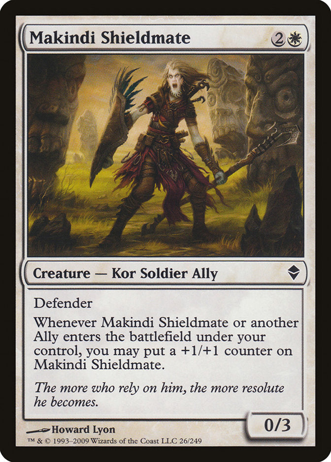Makindi Shieldmate 26/249 (Zendikar)  | Chromatic Games