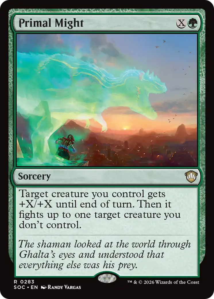 Primal Might [Secrets of Strixhaven Commander] | Chromatic Games