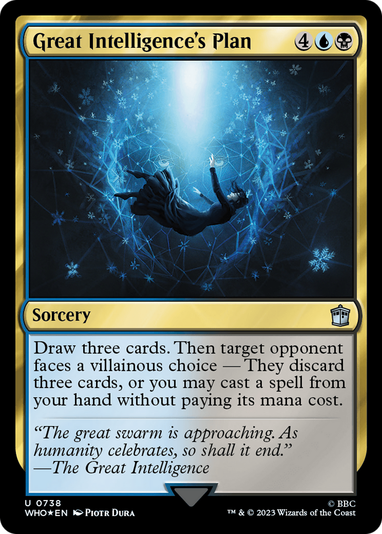 Great Intelligence's Plan (Surge Foil) [Doctor Who] | Chromatic Games