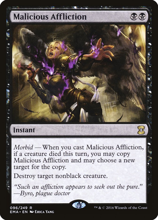 Malicious Affliction 96/249 (Eternal Masters)  | Chromatic Games