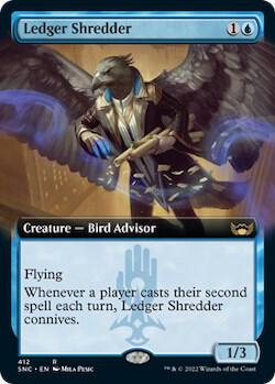 Ledger Shredder Extended Art 412/281 (Streets of New Capenna)  - Foil | Chromatic Games