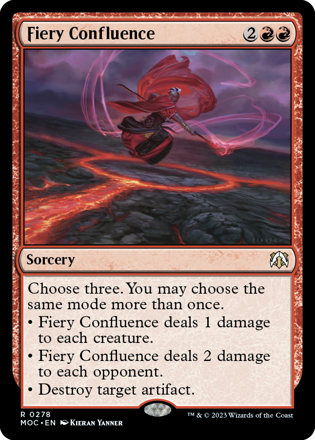 Fiery Confluence [March of the Machine Commander] | Chromatic Games