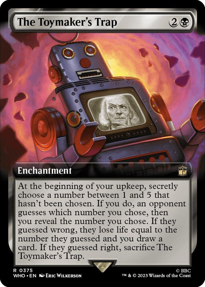 The Toymaker's Trap 375/331 (Universes Beyond: Doctor Who)  - Extended Art Foil | Chromatic Games