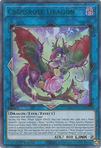 Crossrose Dragon (Green) [LDS2-EN114] Ultra Rare | Chromatic Games