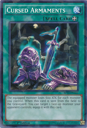 Cursed Armaments [BP03-EN169] Shatterfoil Rare | Chromatic Games