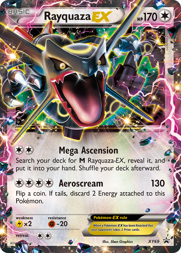 Rayquaza EX (XY69) (Shiny) [XY: Black Star Promos] | Chromatic Games