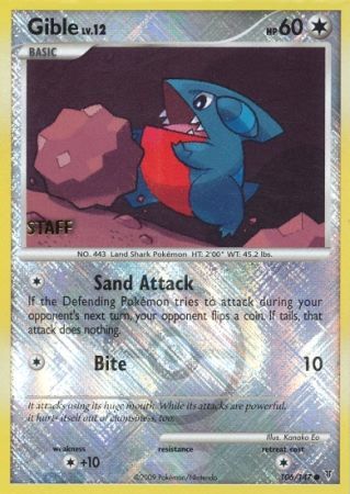 Gible (106/147) (Championship Promo Staff) [Platinum: Supreme Victors] | Chromatic Games