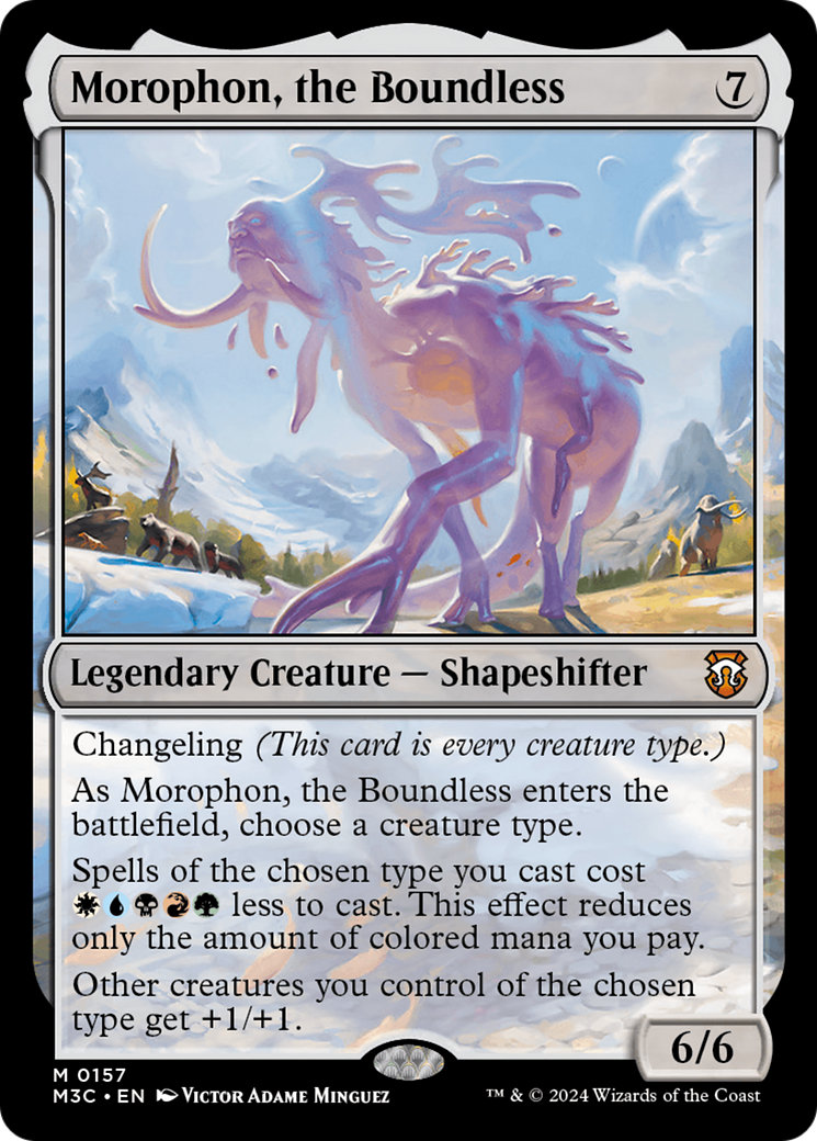 Morophon, the Boundless (Ripple Foil) [Modern Horizons 3 Commander] | Chromatic Games