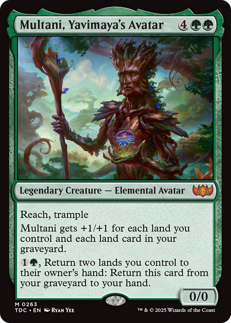 Multani, Yavimaya's Avatar [Tarkir: Dragonstorm Commander] | Chromatic Games
