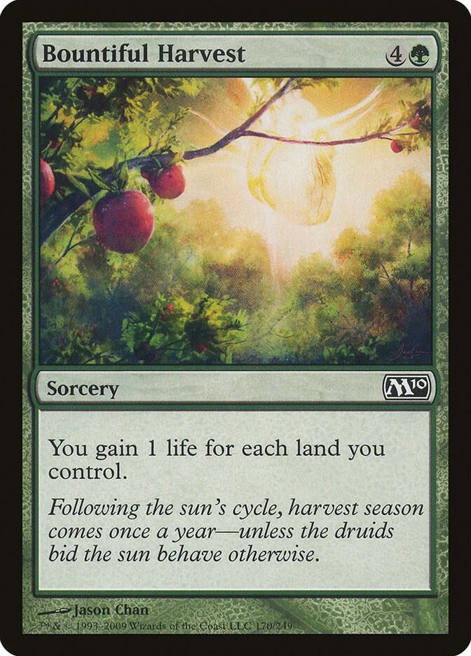 Bountiful Harvest 170/249 (Magic 2010 (M10))  | Chromatic Games