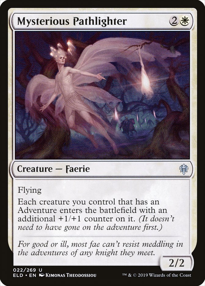 Mysterious Pathlighter 22/269 (Throne of Eldraine)  - Foil | Chromatic Games
