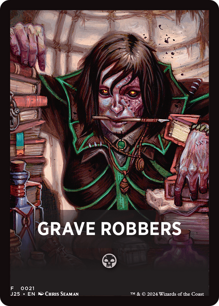 Grave Robbers Theme Card [Foundations Jumpstart Front Cards] | Chromatic Games