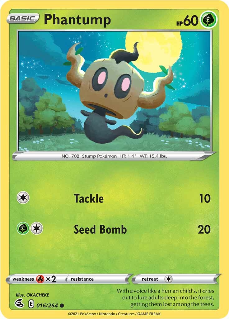 Phantump (016/264) [Sword & Shield: Fusion Strike] | Chromatic Games