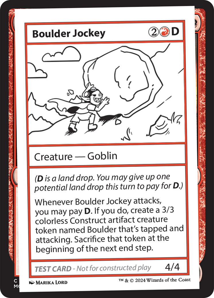 Boulder Jockey [Mystery Booster 2 Playtest Cards] | Chromatic Games