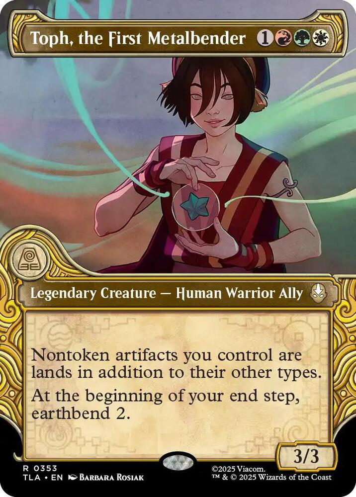 Toph, the First Metalbender 353/286 (Avatar: The Last Airbender)  - Showcase Foil | Chromatic Games