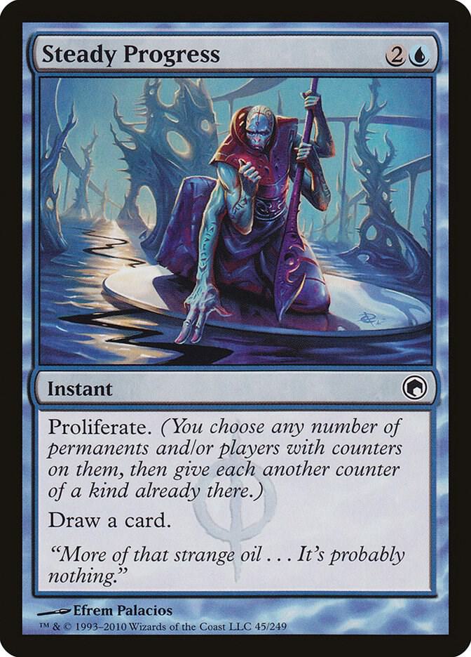 Steady Progress 45/249 (Scars of Mirrodin)  | Chromatic Games