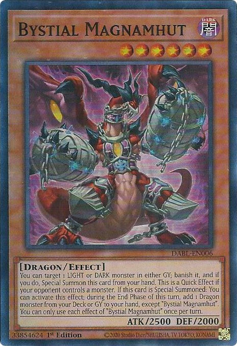 Bystial Magnamhut [DABL-EN006] Super Rare | Chromatic Games