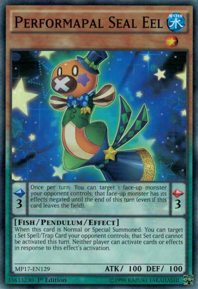 Performapal Seal Eel [MP17-EN129] Common | Chromatic Games