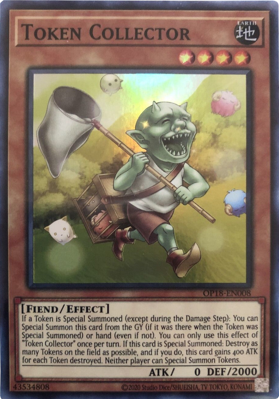 Token Collector [OP18-EN008] Super Rare | Chromatic Games